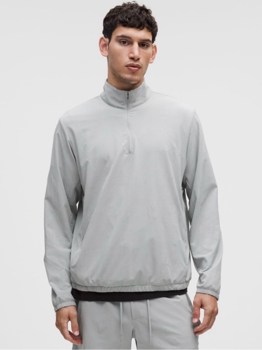 Lululemon Men’s”Zeroed In Crinkle Texture”Half Zip (L) *FALL PREVIEW*